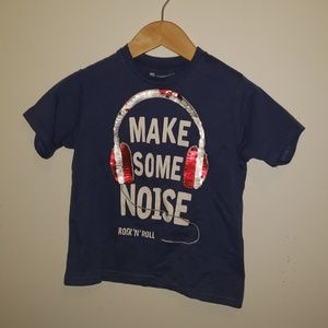 NEW Zara Boys Navy SS Tee w/ Flip Sequins Graphic